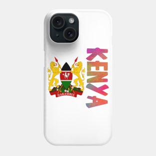 Kenya Coat of Arms Design Phone Case