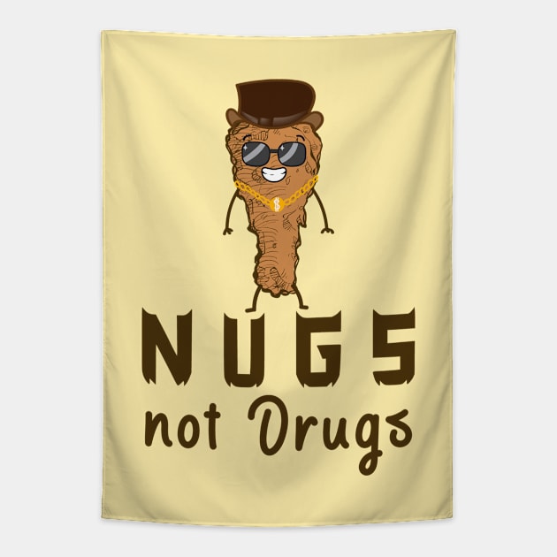 Nugs Not Drugs Tapestry by SHB-art