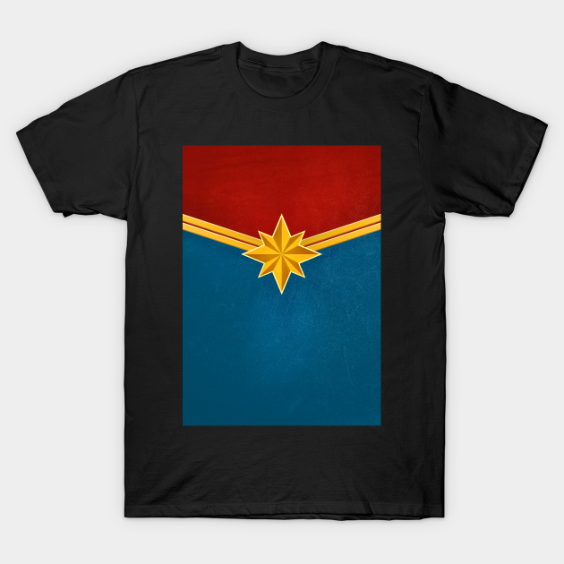 Discover Captain Suit - Captain Marvel - T-Shirt