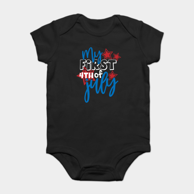 my first 4th of july onesie