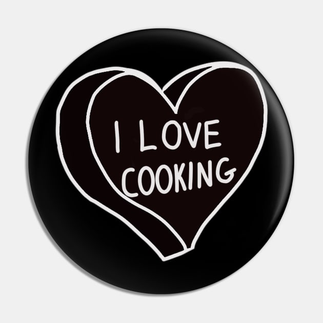 I Love Cooking Pin by ROLLIE MC SCROLLIE