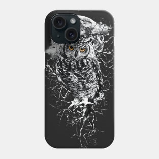 OWL BW Phone Case