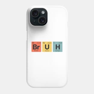 Bruh Periodic Table Phone Case