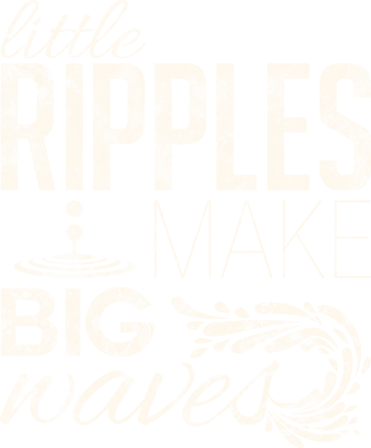 Little ripples make big waves Kids T-Shirt by squidesign