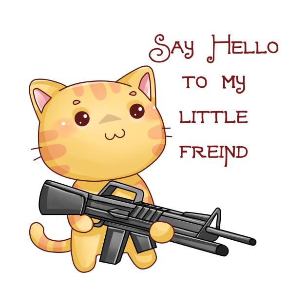 Say hello to my little friend - Scarface by tessacreativeart