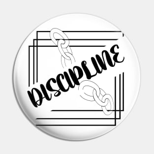 DISCIPLINE word chain design Totes, phone cases, mugs, masks, hoodies, notebooks, stickers ,aesthetic, cute outfit fashion design Pin