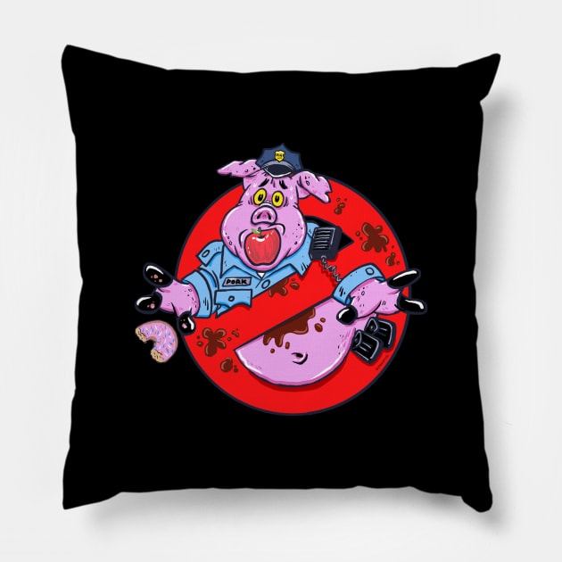 STOP the PIGS! Pillow by VisuallyHeard