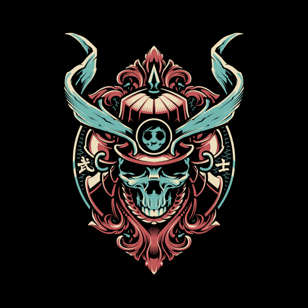 Skull Samurai by BlackoutBrother