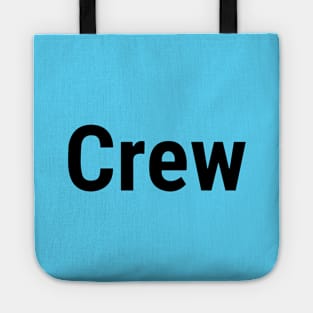 Crew Large backside t-shirt Black Tote