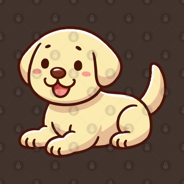 bonny yellow labrador retriever puppy by fikriamrullah