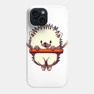 HEDGEHOG ON A SWING #01 Phone Case