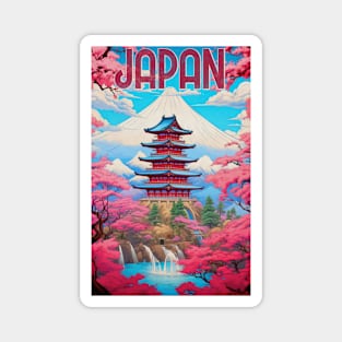 Japan Vintage Travel Magnet