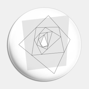 Abstract geometrical tunnel Pin