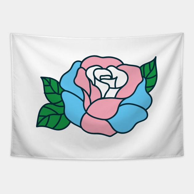 Transgender flower Tapestry by MandyDesigns