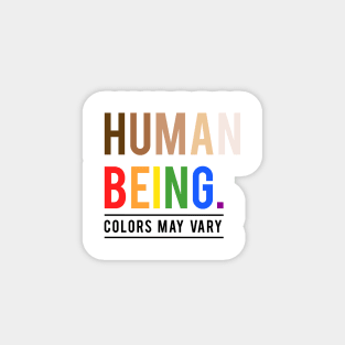 Human being, colors may vary Magnet