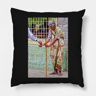 'Dhanyavaad.' Pillow