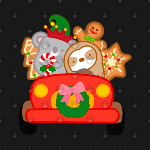 Cute Holiday Cheer Christmas Car by theslothinme