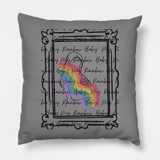 My Rainbow Baby Pillow