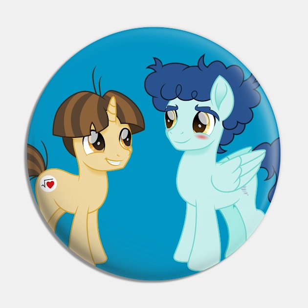 Curly Winds and Wiz Kid ponies Pin by CloudyGlow