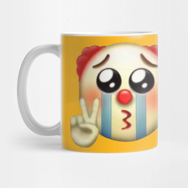 Sad Clown Clown Emoji Mug Teepublic