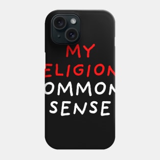 Common Sense | Black Phone Case