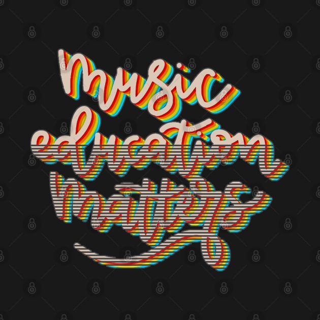 Cute Music Education Matters Music Teacher by masterpiecesai