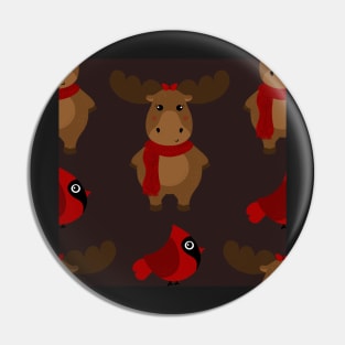 Moose and Cardinal Pin