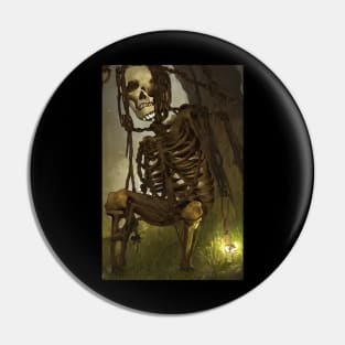 Skeleton Suffering Pin