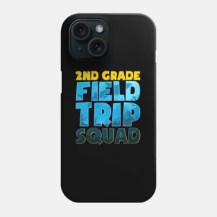 Second 2Nd Grade Aquarium Field Trip Squad Ocean Teacher Phone Case