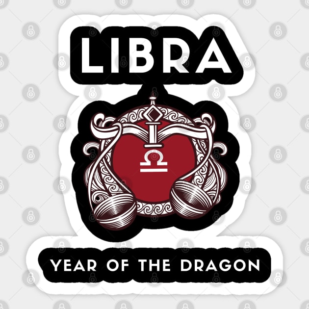Libra Zodiac Sign Girl Birthday Gift Horoscope' Sticker