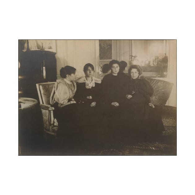 Paule Gobillard, Jeannie Gobillard, Julie Manet, and Geneviève Mallarmé by EdgarDegas