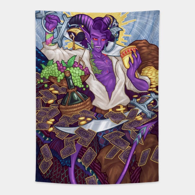 Mollymauk Tealeaf Tapestry by pbarbalios