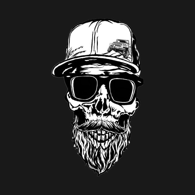 Bearded Jeeper Skull by The Bearded Jeeper Store