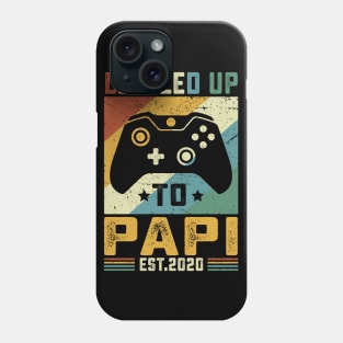 Vintage Leveled Up To Papi Est.2020 Phone Case