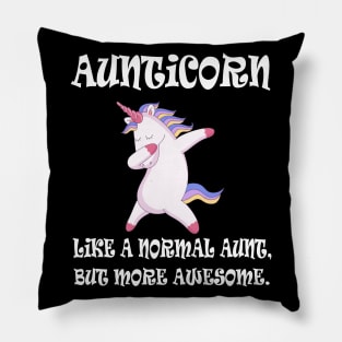 Aunticorn like a normal Aunt Pillow