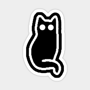 Cat Outline Magnet