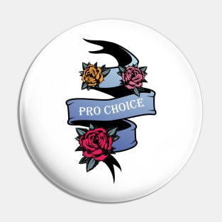 Pro Choice Vintage Ribbon Pin