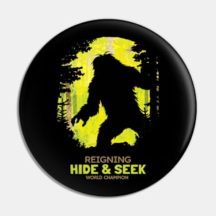 Reigning Hide & Seek World Champion Pin