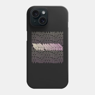 matrix circuit, core matrix Phone Case