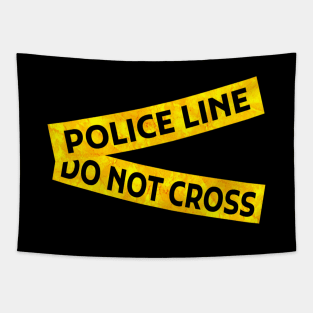 Police Line Tapestry