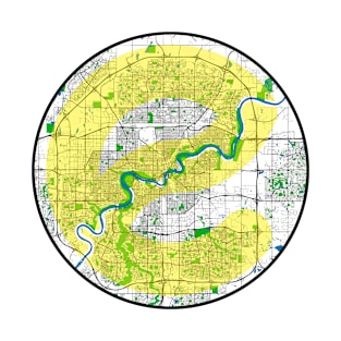 Edmonton Streetmap T-Shirt