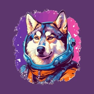 Husky Astronaut: Exploring the Cosmos T-Shirt