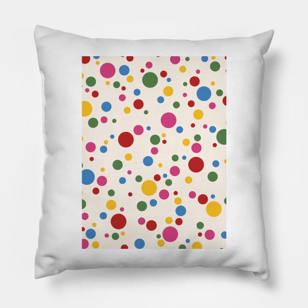 Yayoi Kusama Dots Pillow by VanillaArt