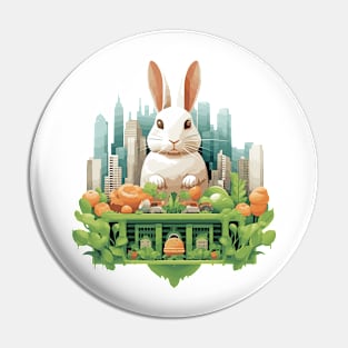 Rabbit Bunny Animal Beauty Nature City Discovery Pin