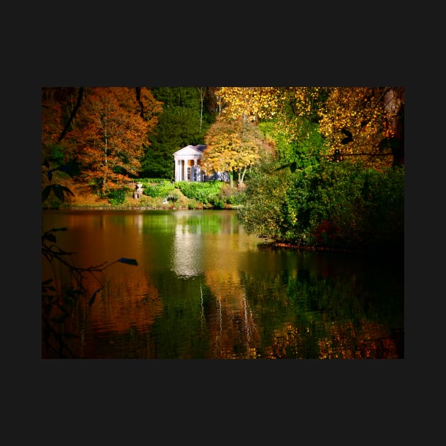 Hiding Temple, Stourhead Landscape Gardens, UK by JonDelorme