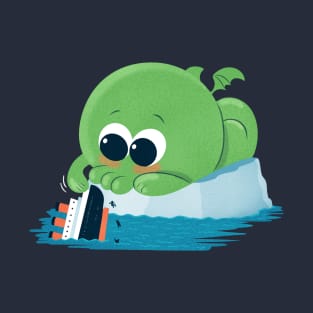 Cutethulhu Sinks The Titanic T-Shirt