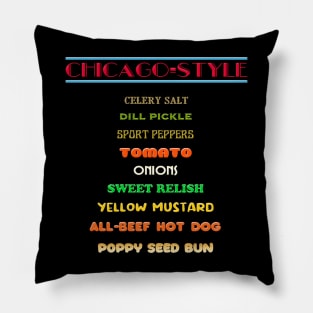 Chicago-Style Pillow