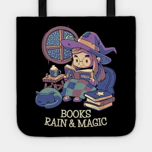 Books Rain & Magic // Spooky Halloween Fall Witch Tote