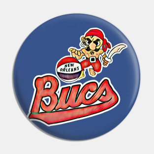 New Orleans Buccaneers Basketball Pin