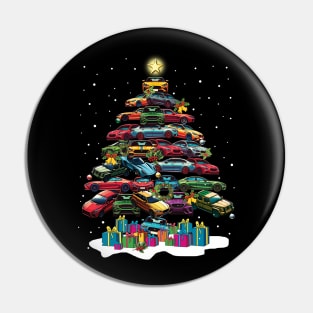 Car Christmas Tree Pin